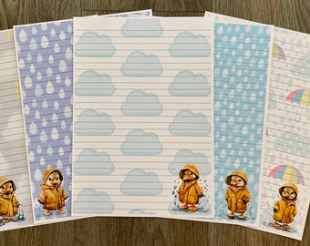 Duck Writing Paper, A4 Writing Paper, Duck Stationery, Animal Stationery, Lined Writing Paper, Writing Paper, Animal Paper, Pretty Paper