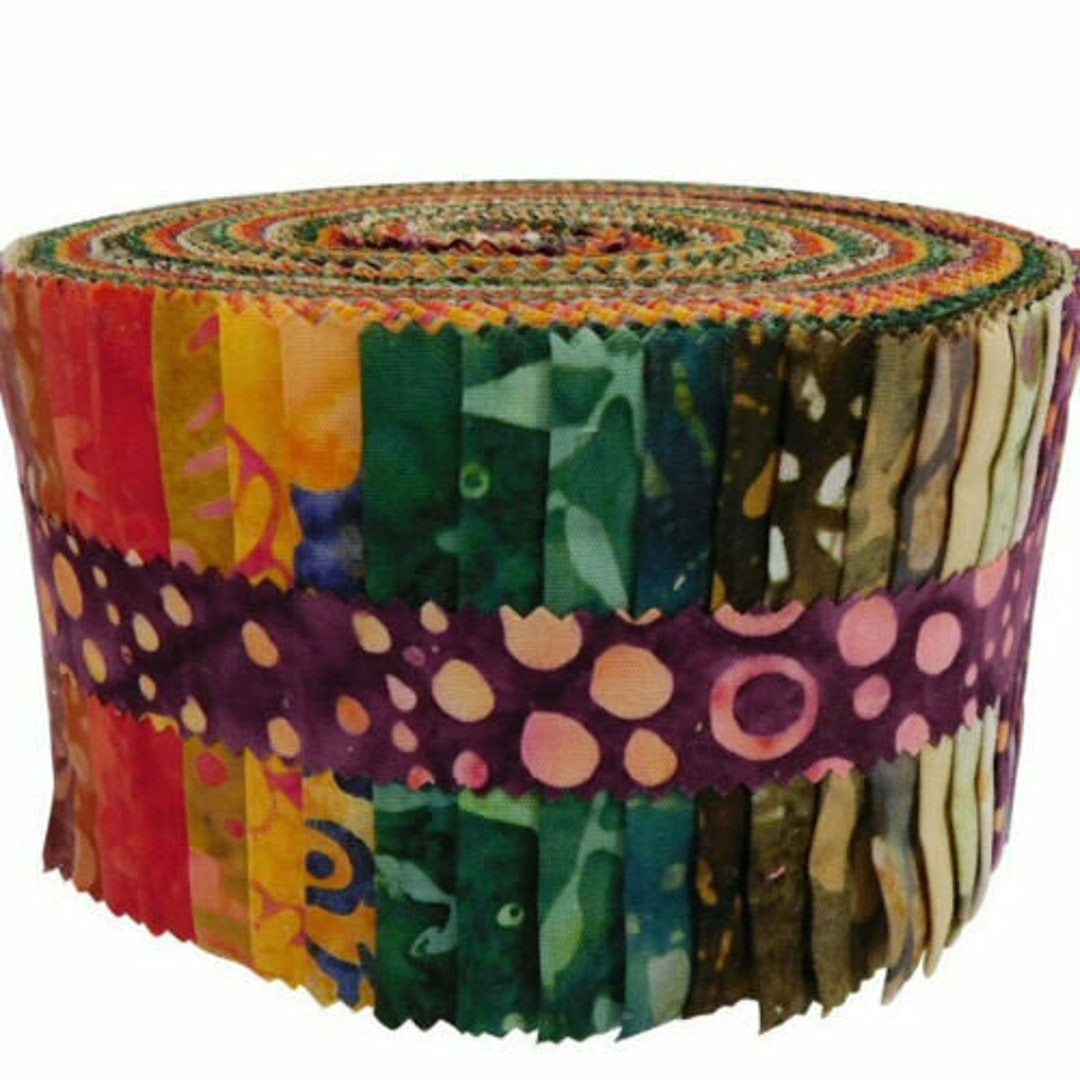 Java Batiks Autumn 40 Strips 2.5