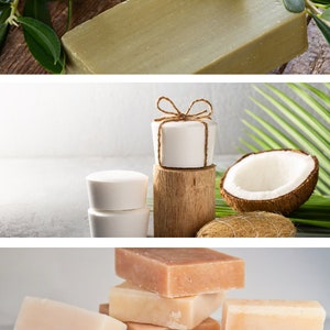 Pure Coconut Oil  Soap DIY Recipe, Pure Olive Soap PDF, Beef Tallow Recipe,  Organic Handmade Soap  Perfect Skincare Craft Gift