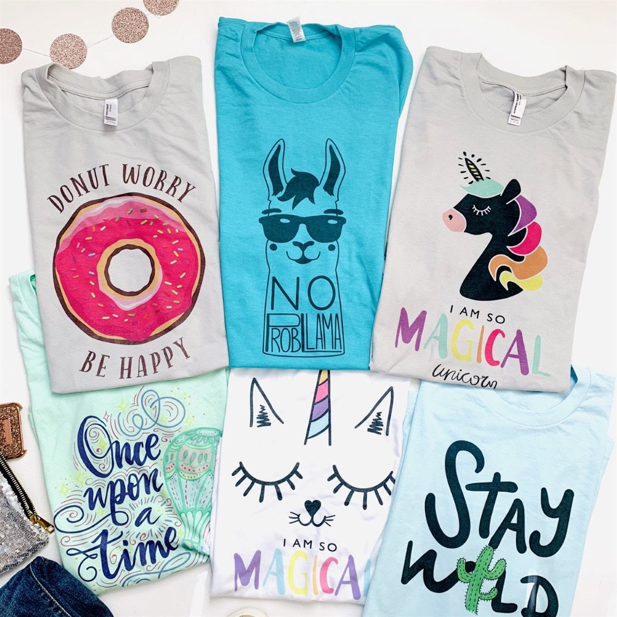 Favorite Tween & Girls Soft Graphic Tees Etsy