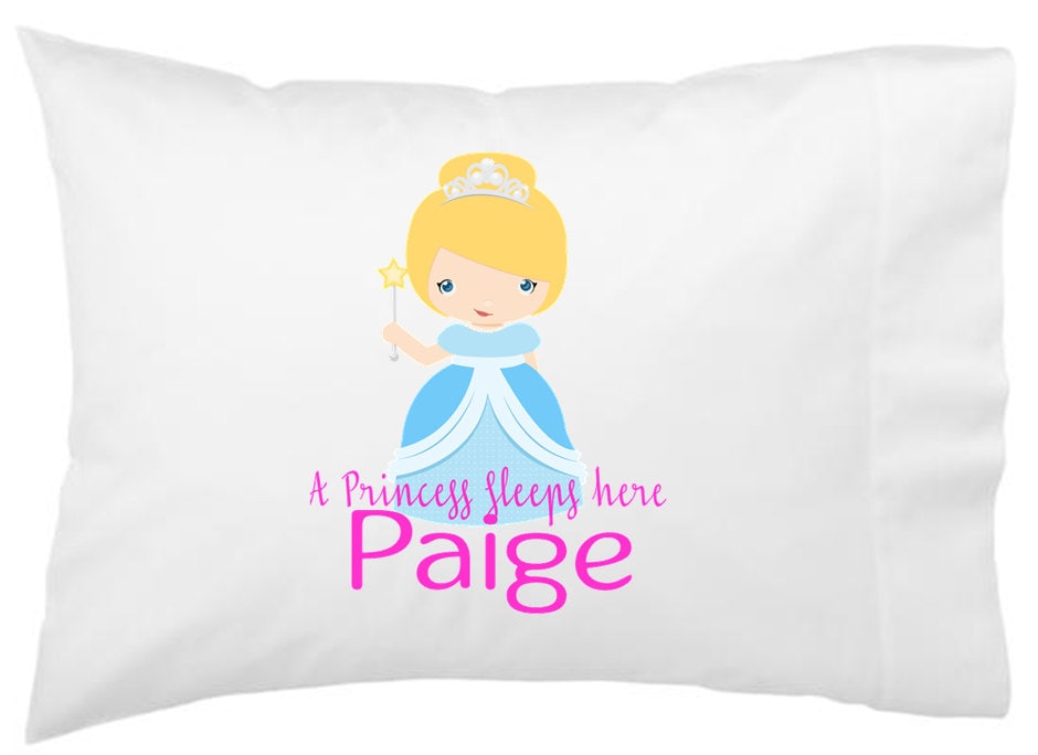 Personalized Princess Pillowcases A Princess Sleeps Here Etsy