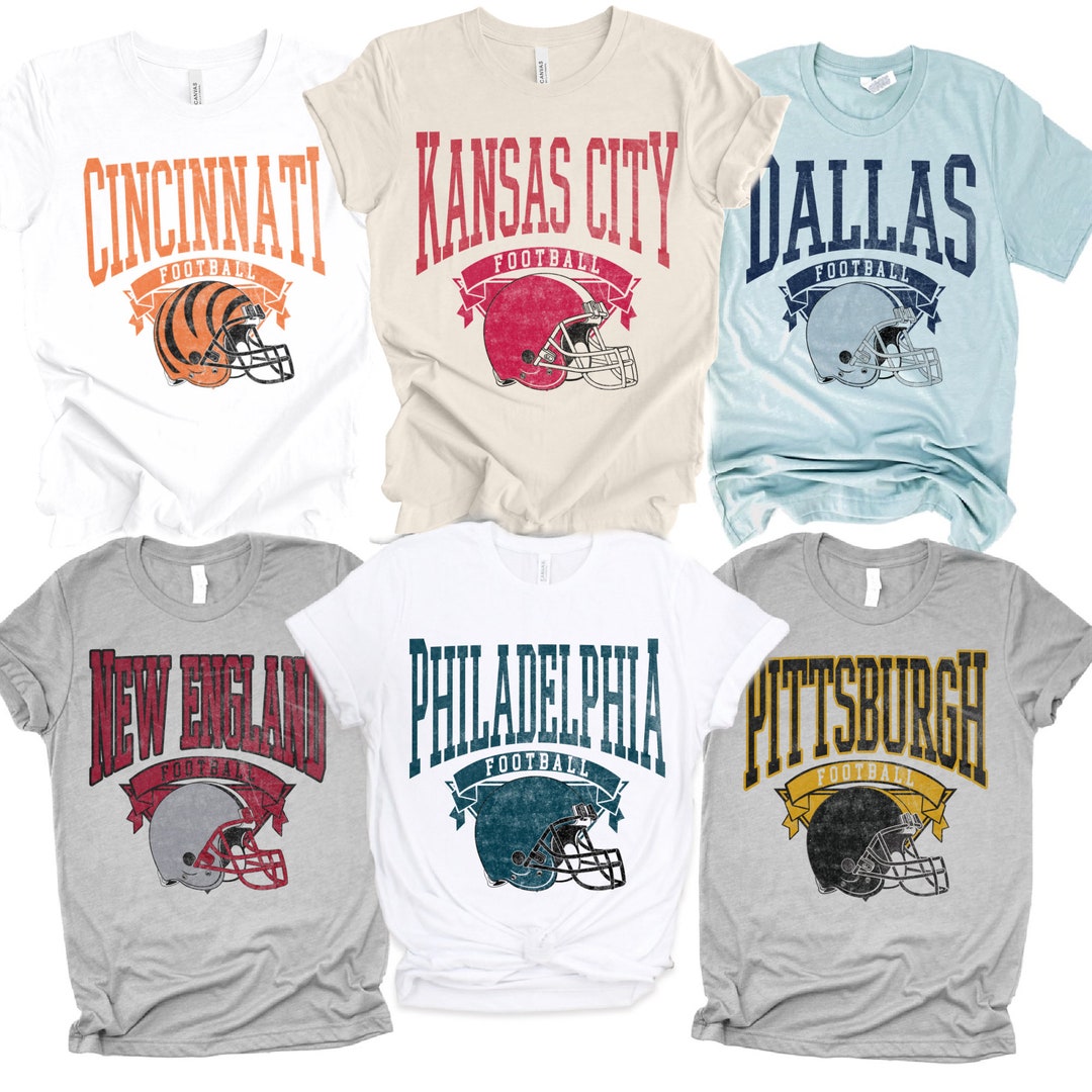 Big Print Team Color Football Shirts Cute Football Shirts Football Team