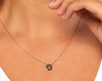 Micro cheap engraved necklace