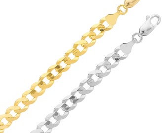 Bracciali Da Uomo Maglia In Oro In Oro Giallo - Foto 6