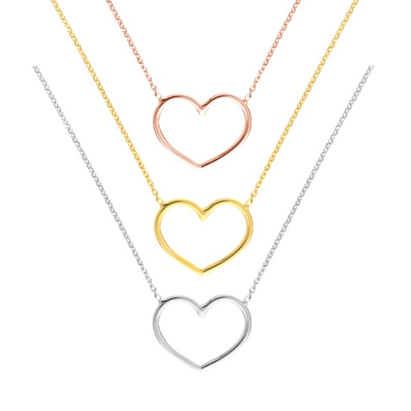 Abigail Open Heart Necklace