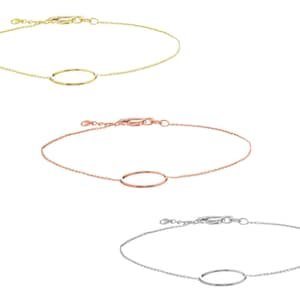 Kreis Armband Echt 14K Solid Gelb Weiß Rose Gold Kabel Kette Armband, Minimalist Stacking Armband, verstellbares Armband Frauen
