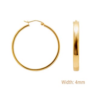 These timeless 14K solid gold hoop earrings are the ultimate everyday essential. Crafted from real gold, their minimalist design makes them perfect for any outfit or occasion. Lightweight, versatile, and forever classic.