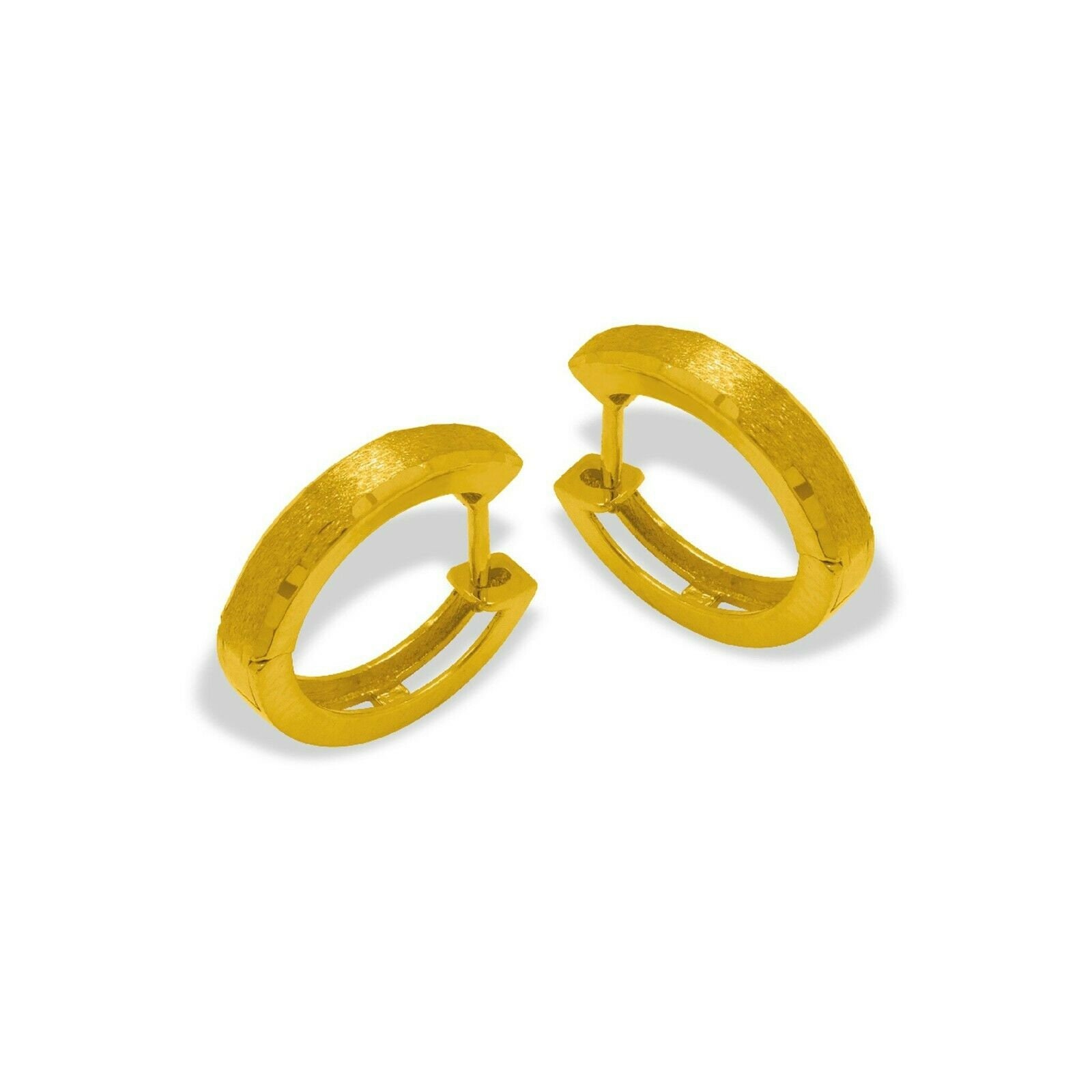 Small Huggie Hoop Earrings Thin Brushed Hoop Earrings Etsy