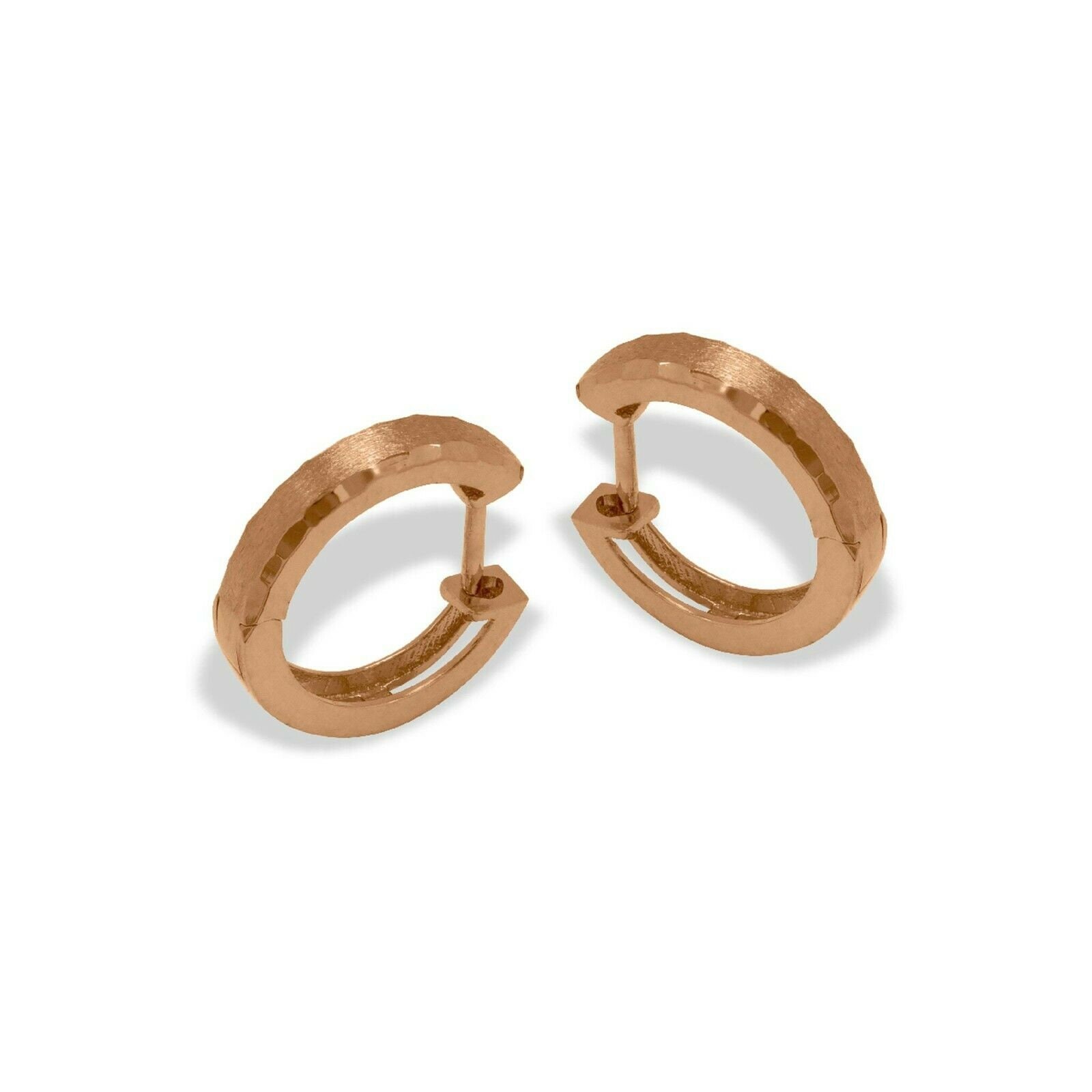 Small Huggie Hoop Earrings Thin Brushed Hoop Earrings Etsy