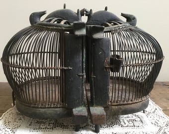 Wooden bird cage | Etsy