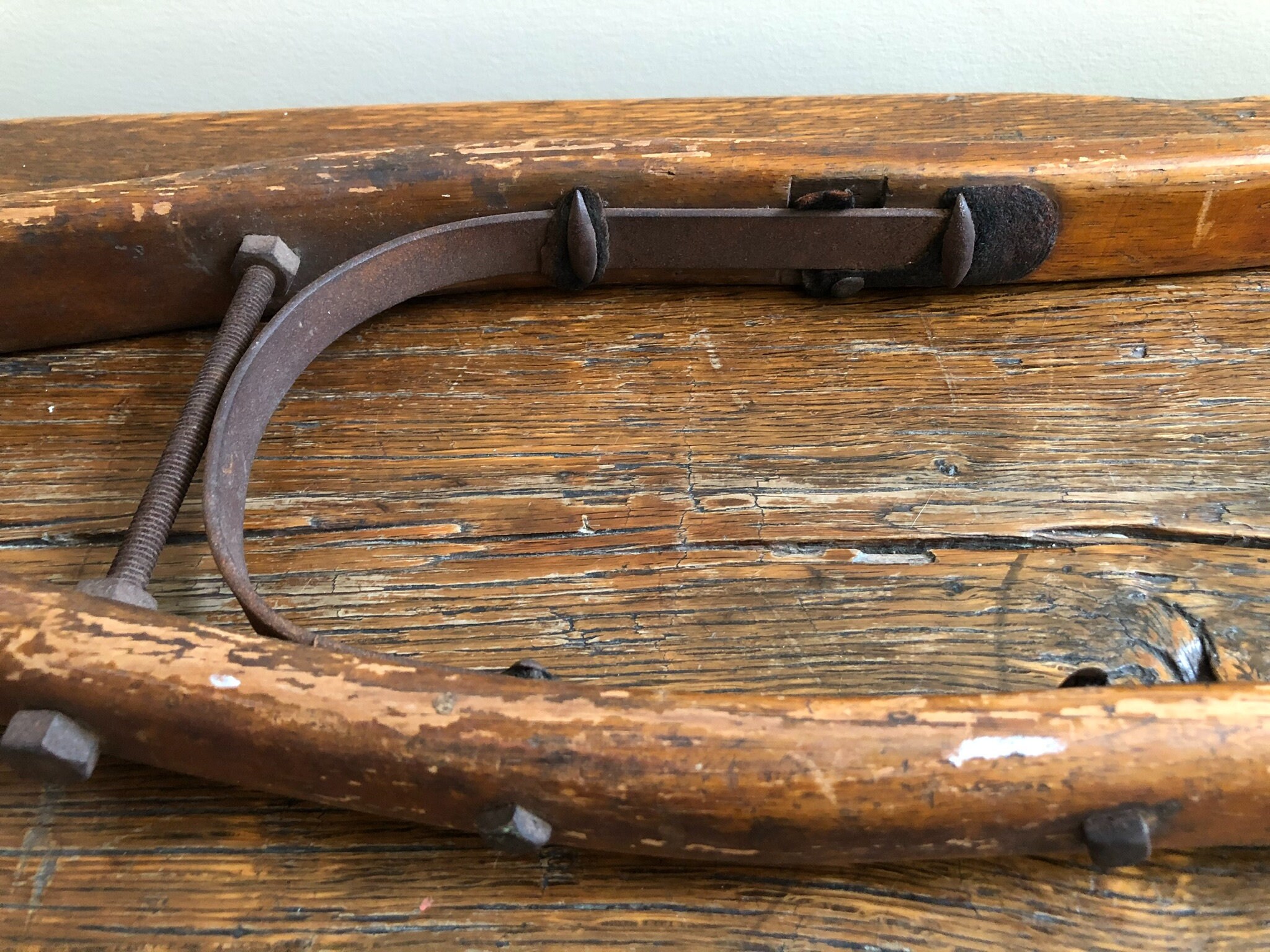 Antique Civil War Era Peg Leg Artificial Limb Crutch Made of Etsy