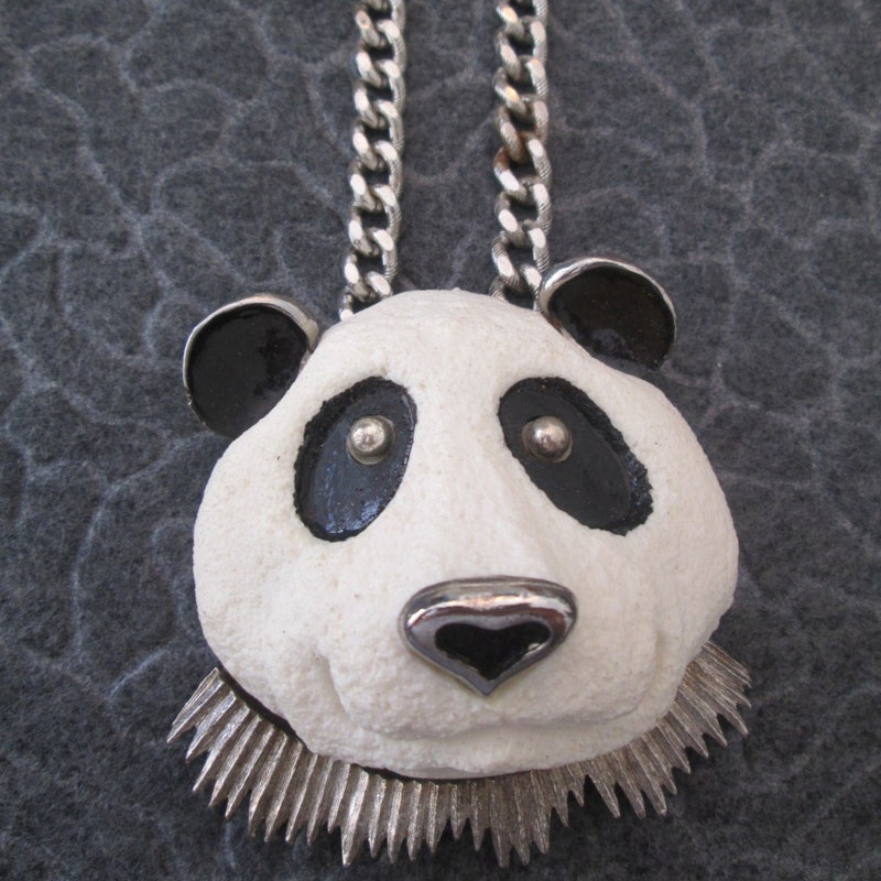 Panda Necklace - Etsy