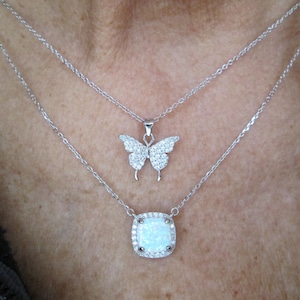 BUTTERFLY Necklace>925 Sterling Butterfly Necklace,Dainty Butterfly necklace,Sterling Silver Butterflies,Silver Butterfly Necklace
