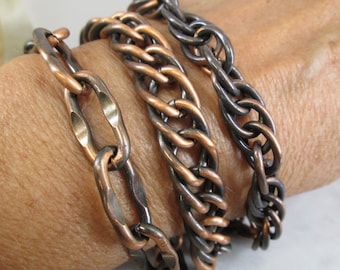 Vintage Copper Bracelet Handmade Navaho First Nations 12mm Vintage Copper Bracelet Handmade Navaho First Nations 12mm