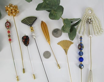 Vintage Stick Pins/Hat Pins>Vintage1940's & 1950's Stick Pin>Stick Pins>Hat Pin>Your Choice,and so many to choose from!>All New old stock
