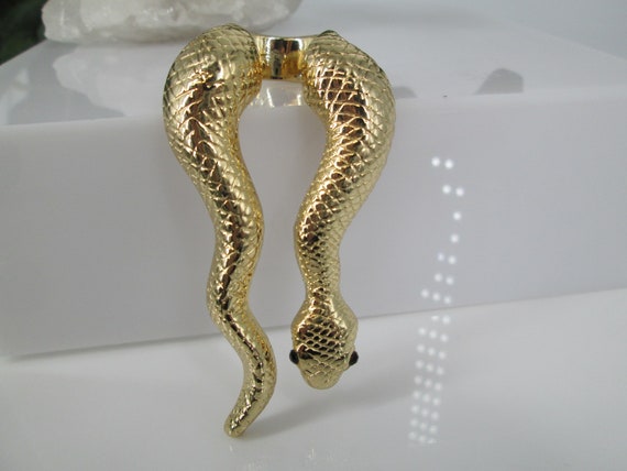 Large Gold SNAKE Ring>Gold Python Ring,Anaconda Ring,… - Gem