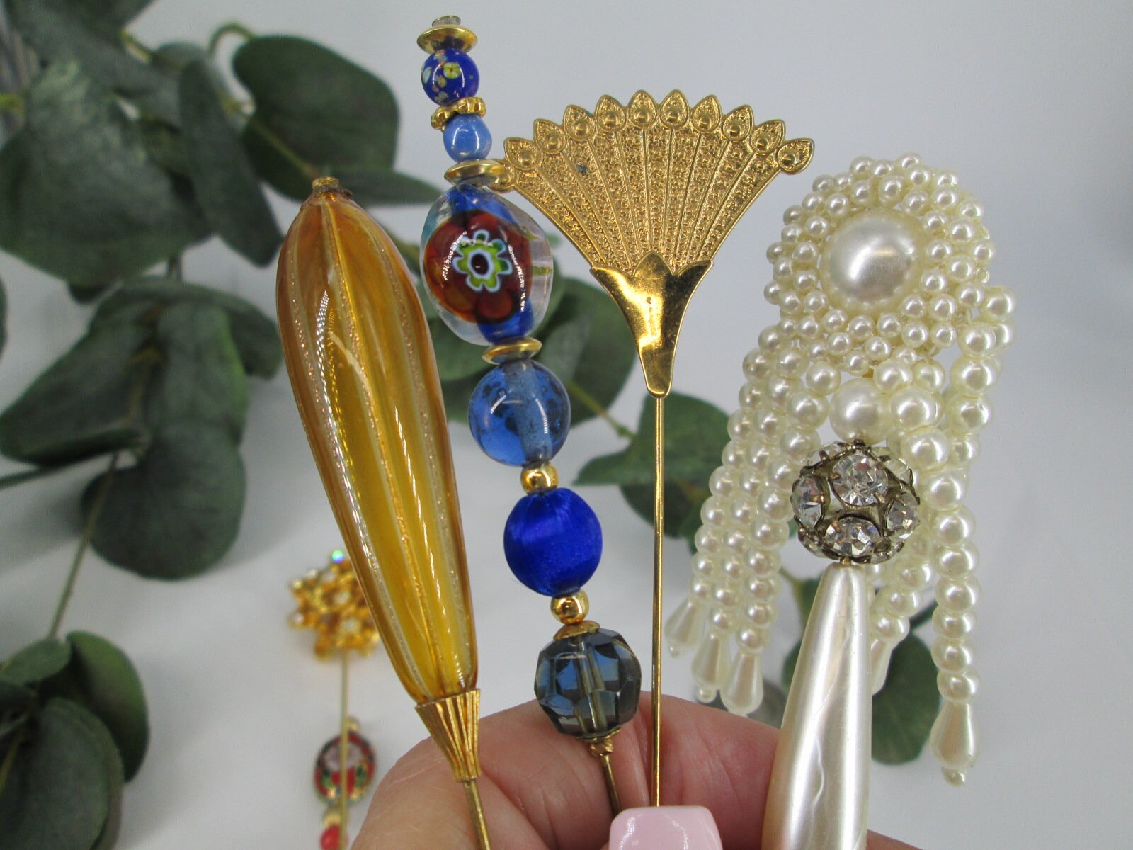 Vintage Stick Pins/hat Pins>vintage1940's & 1950's Stick Pin