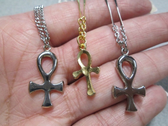 Vintage ankh necklace clearance