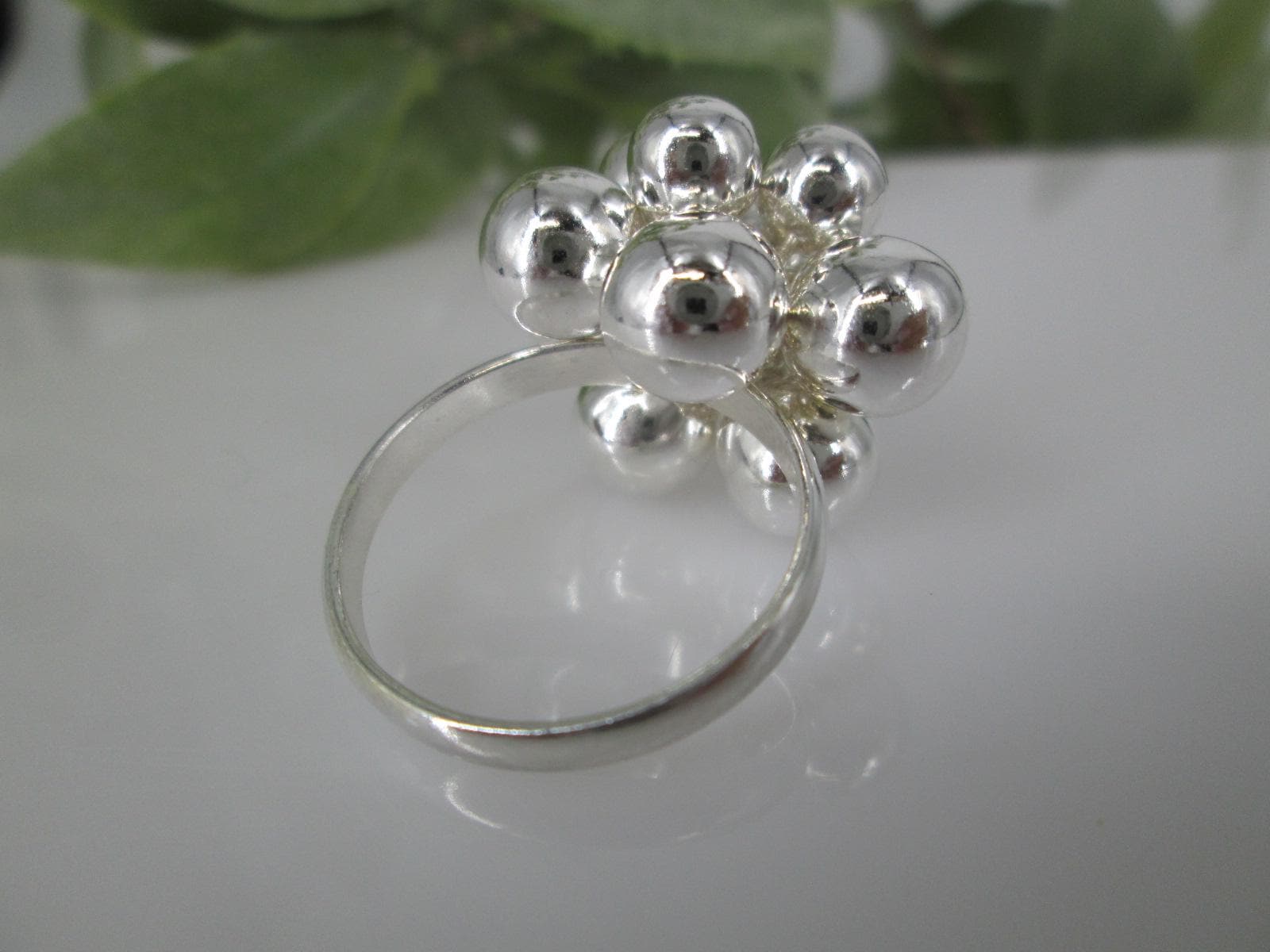 アクセサリー BALL SMAL RING 925 STERLING SILVER Ball Ring 925 Sterling Silver 925 Sphere Ring Stylish Minimalist