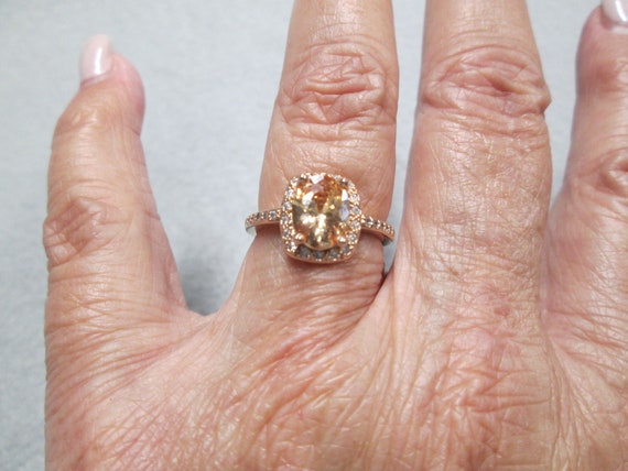 Anillo de oro con topacio amarillo new arrivals