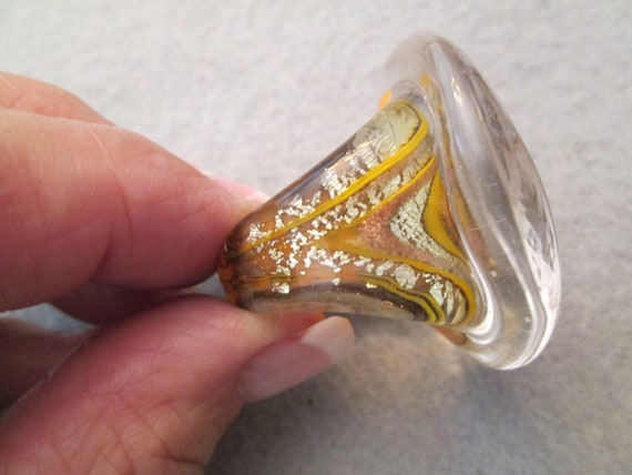 Venetian Handcrafted Glass Ring>Made in Venice, I… - image 4