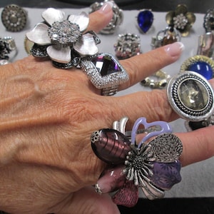 Stretchable Rings&gt;Fun & Fabulous Stretch Rings&gt; 24 styles to Choose&gt;Bold Stretch Rings,Colorful Rings,Fun Stretch Rings&gt;Ridiculous LOW PRICE