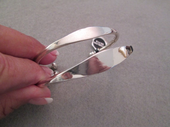 Sterling Engravable Cuff Bracelet>925 Monogram Br… - image 3