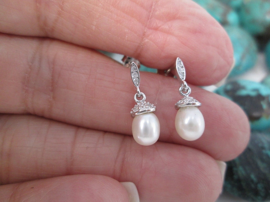ピアス STONEHENgE 14K freshwater pearl earrings 14K Gold Freshwater Pearl Earrings – Blue Ocean Pearls