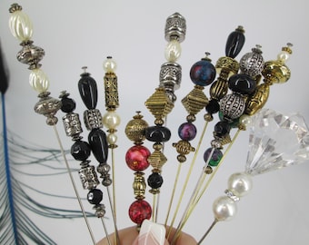 Group of Vintage Hat Pins - Etsy display picture 3