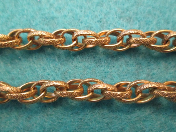 HEAVY 24" Gold chain>12kt.Gold Chain,Heavy Gold C… - image 2