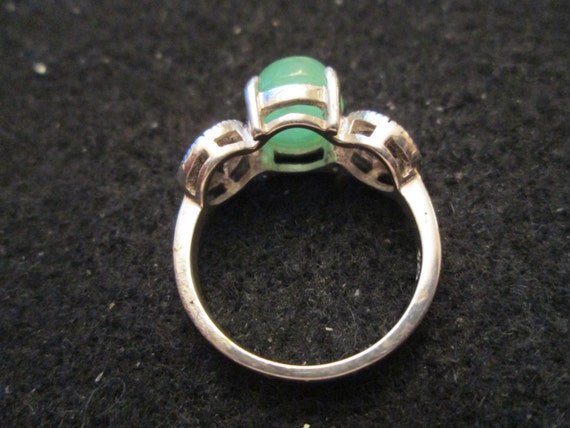 Sterling Silver Quartz Ring with Marcasite>Dainty… - image 4