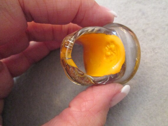 Venetian Handcrafted Glass Ring>Made in Venice, I… - image 3