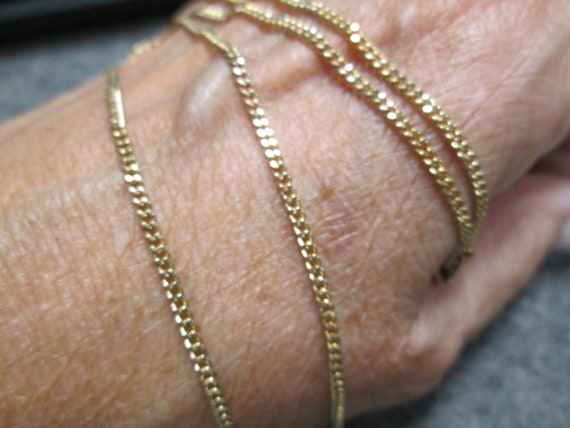 12kt. gold filled 18" chain>Gold Chain,Narrow Gol… - image 1