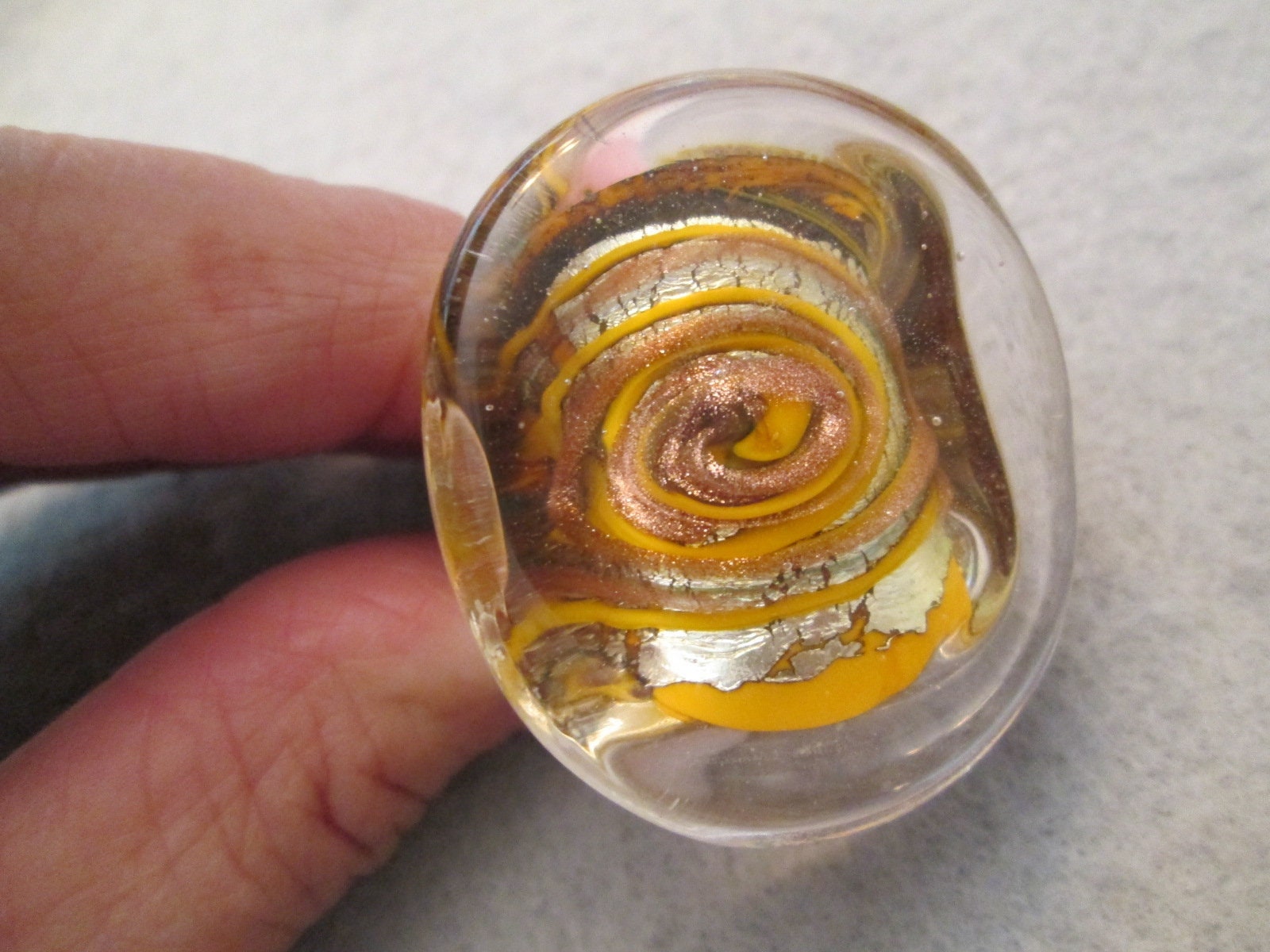 Italian glass rings clearance