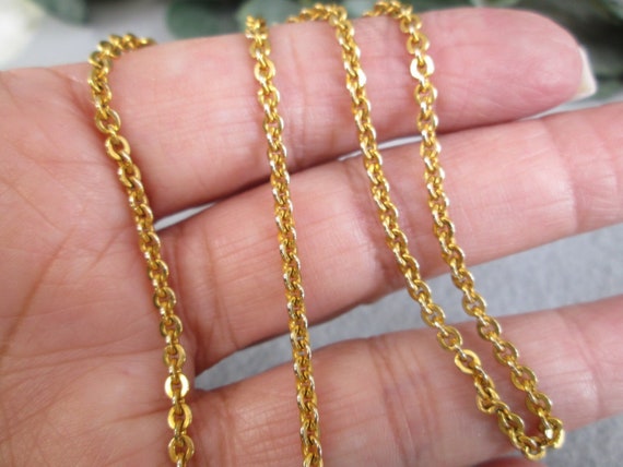 Gold Chain> SALE>16" 12kt.Gold Chain>Gold Chain,1… - image 1