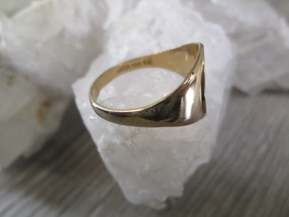 10kt.Gold Signet Ring>Gold Signet Ring,Monogram,1… - image 3