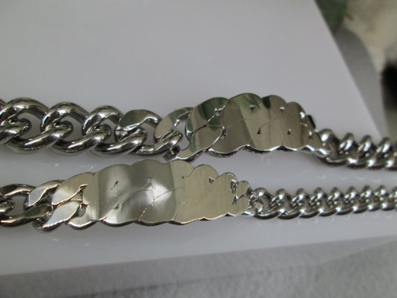 Solid Copper Silver ID Bracelet>1/2" Wide OR 5/8"… - image 4