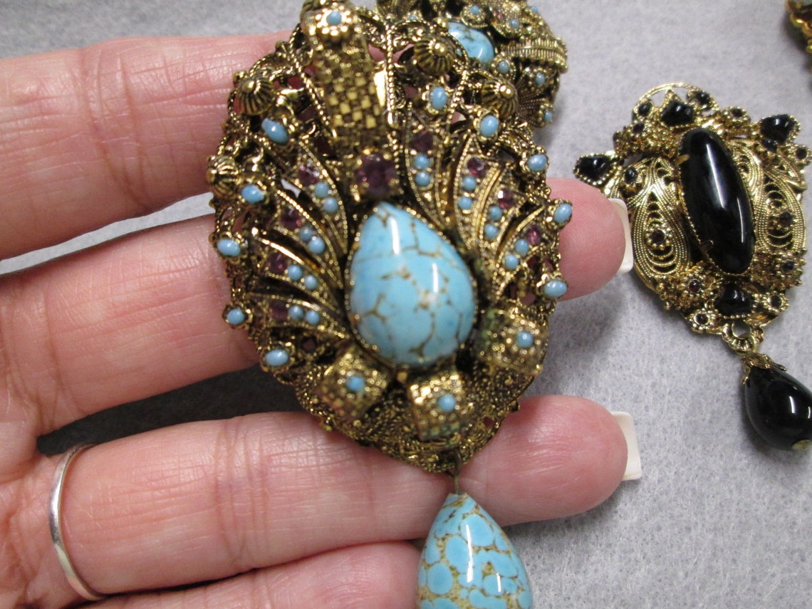 Incredible Vintage 1940's Brooches made in West Etsy