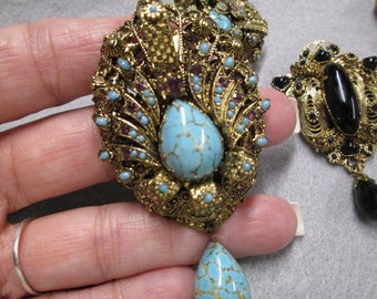 Vintage 1940 West German Brooches>made in West Germany