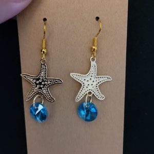 Gold Starfish Earrings