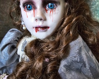 Marilyn vampire Victorian doll