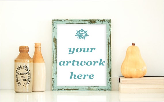 Styled Stock Photography Mockup 8x10 Vertical Frame