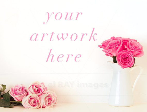 Digital Image Blank Wall Mockup For Your Product