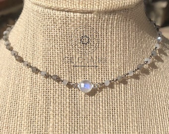 Moonstone Choker