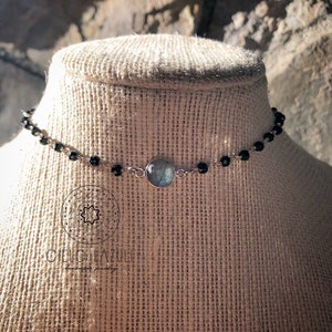 Labradorite Orbit Choker