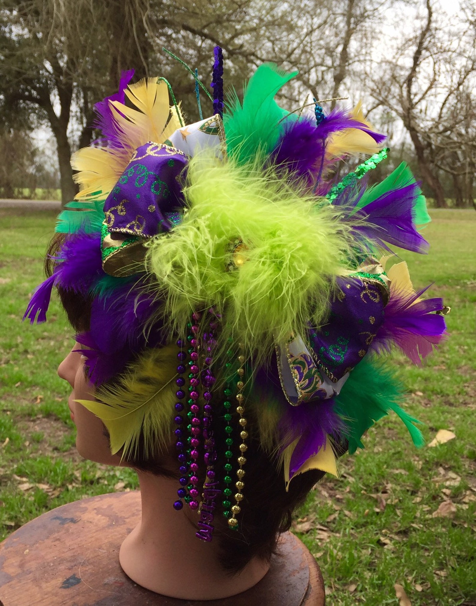 Mardi Gras Headband Mardi Gras Parade New Orleans Mardi Etsy