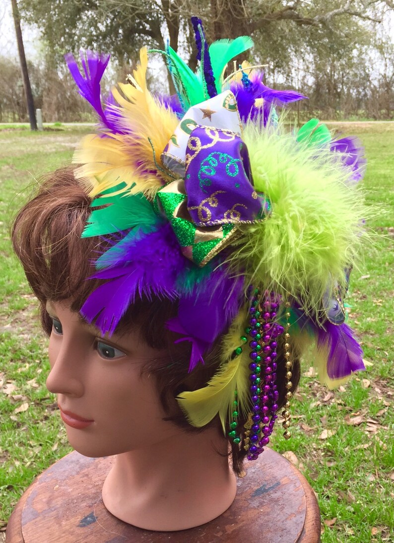 Mardi Gras Headband Mardi Gras Parade New Orleans Mardi Etsy