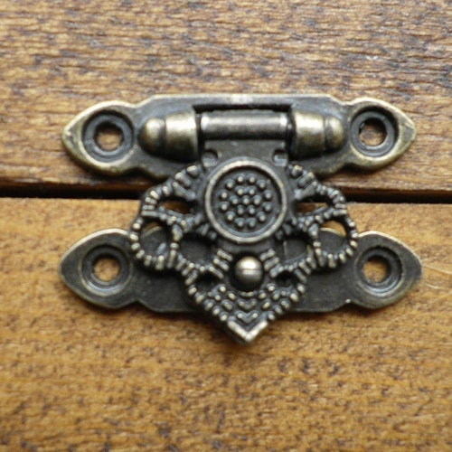 NEW Lock Clasp Box Closer Latch Hasp Ornate Butterfly Antique Etsy UK