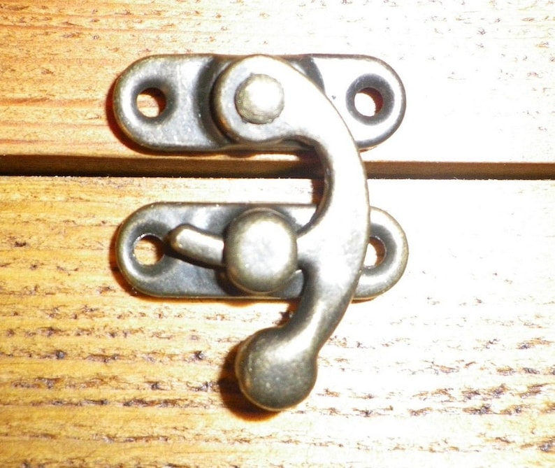 Pair of Buckle Clasps Box Closer Latch Decoration Ornate Etsy UK