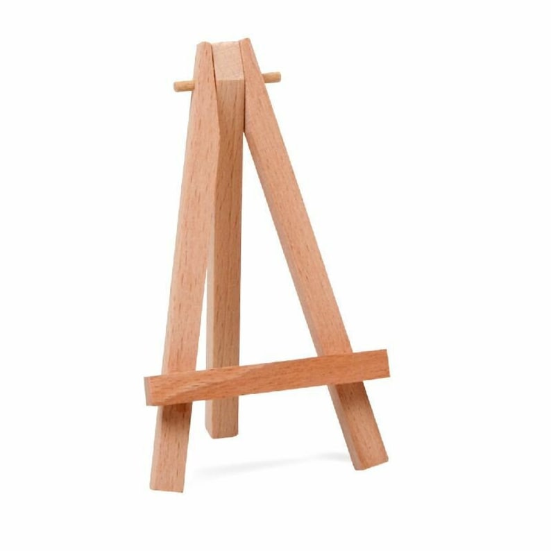 Wooden Mini Easel 10cm Display Art Canvas Craft Table Stand Etsy